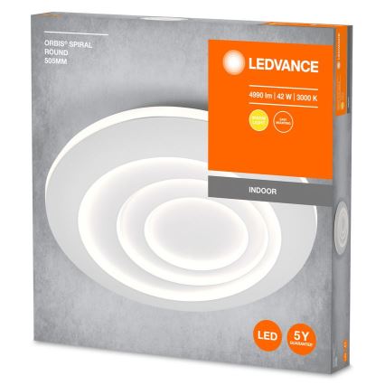 Ledvance - Plafón LED ORBIS SPIRAL LED/42W/230V