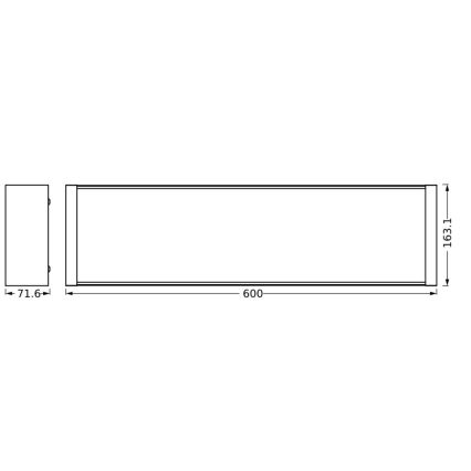 Ledvance - Plafón LED regulable OFFICE LINE LED/20W/230V 60 cm + control remoto