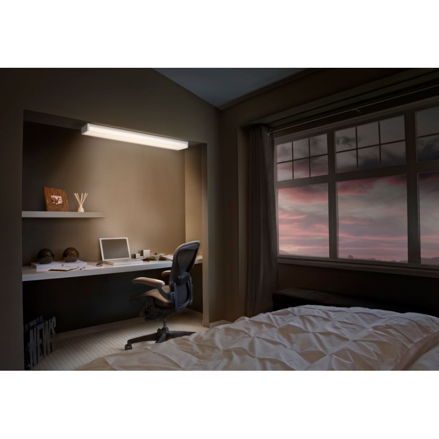 Ledvance - Plafón LED regulable OFFICE LINE LED/40W/230V 120 cm + control remoto