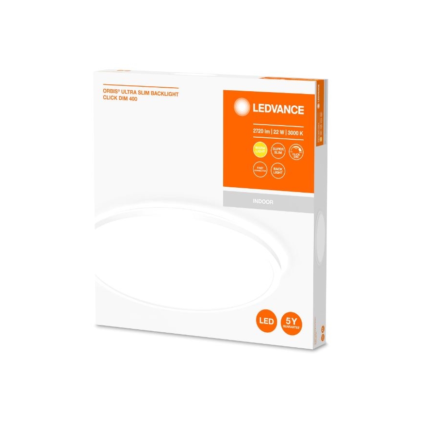 Ledvance - Plafón LED regulable ORBIS LED/22W/230V blanco