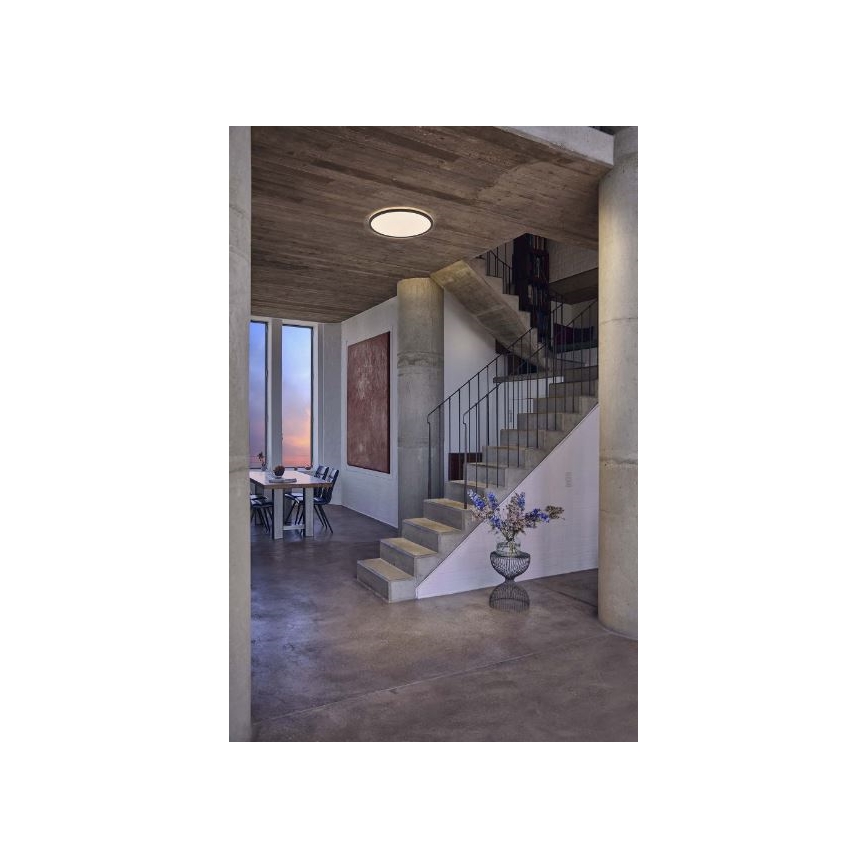 Ledvance - Plafón LED regulable ORBIS LED/22W/230V negro