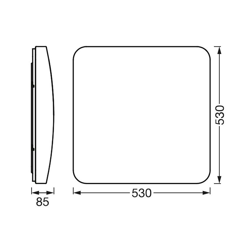 Ledvance - Plafón LED regulable SMART+ CLEAM LED/42W/230V 300-6500K Wi-Fi