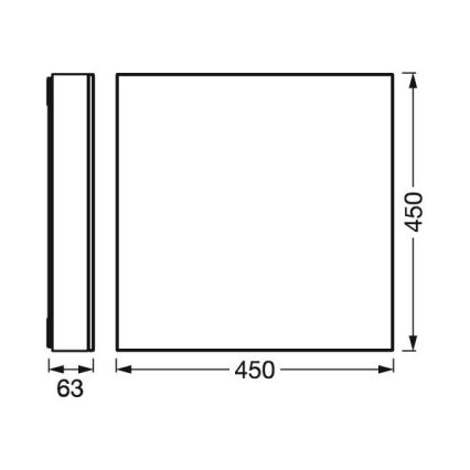 Ledvance -Plafón LED regulable SMART+ FRAMELESS LED/24,5W/230V 3000-6500K Wi-Fi