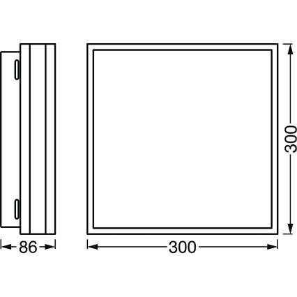 Ledvance - Plafón LED regulable SMART+ MAGNET LED/26W/230V 3000-6500K Wi-Fi