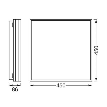 Ledvance - Plafón LED regulable SMART+ MAGNET LED/42W/230V 3000-6500K Wi-Fi