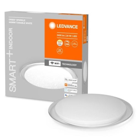 Ledvance - Plafón LED regulable SMART+ SPARKLE LED/24W/230V 3000-6500K Wi-Fi