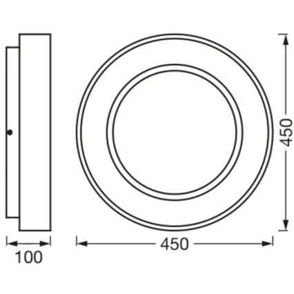 Ledvance - Plafón LED regulable SUN@HOME CIRCULAR LED/18,5W/230V Wi-Fi