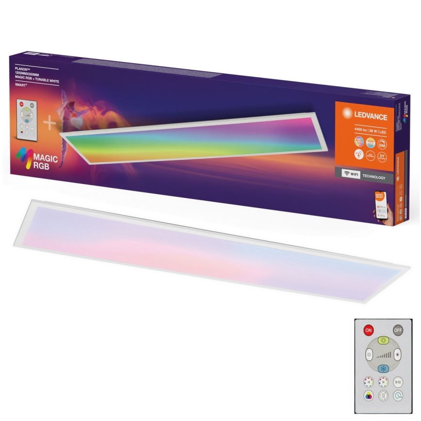 Ledvance - Plafón LED RGBW regulable SMART+ MAGIC LED/36W/230V 2700-6500K Wi-Fi + control remoto