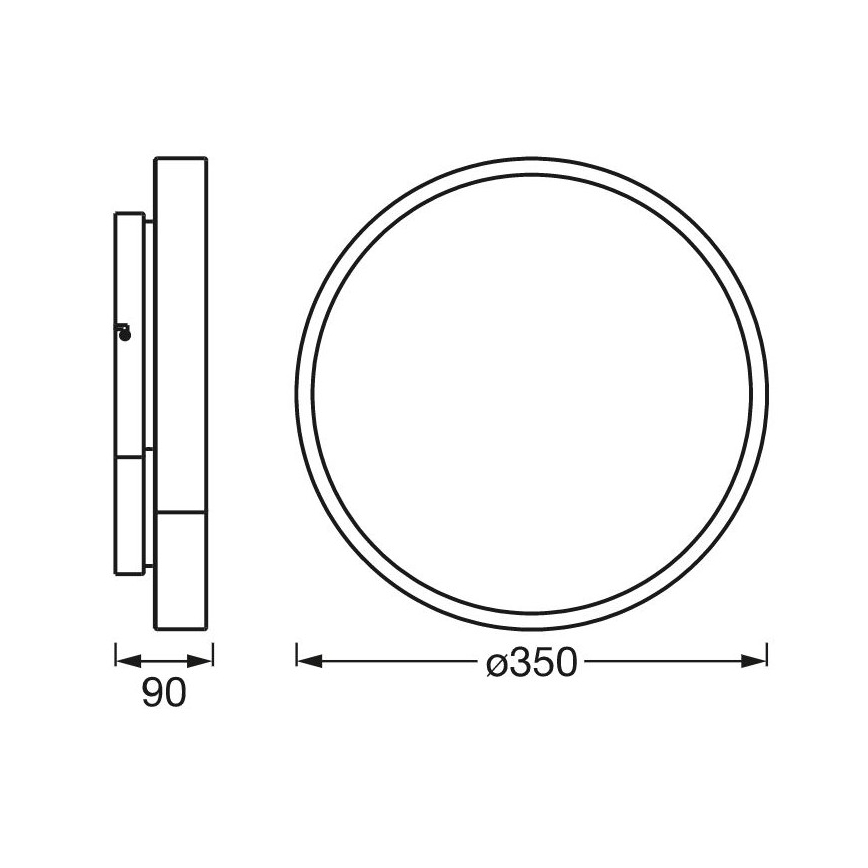 Ledvance - Plafón LED RGBW regulable SMART+ ORBIS LED/28W/230V 3000-6500K Wi-Fi