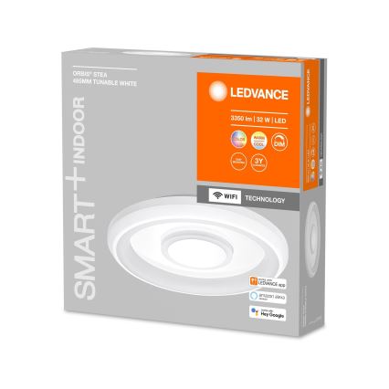 Ledvance - Plafón LED RGBW regulable SMART+ ORBIS LED/32W/230V 2700-6500K Wi-Fi