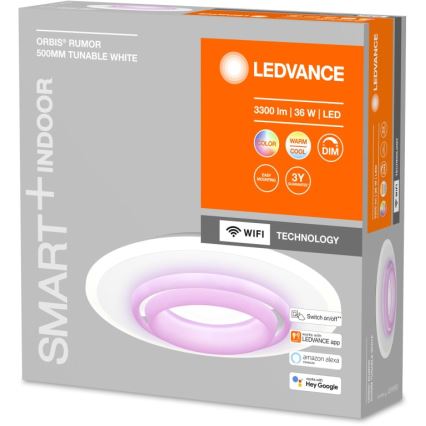 Ledvance - Plafón LED RGBW regulable SMART+ ORBIS LED/32W/230V Wi-Fi