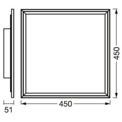 Ledvance - Plafón LED RGBW regulable SMART+ PLANON LED/24W/230V 2700-6500K Wi-Fi