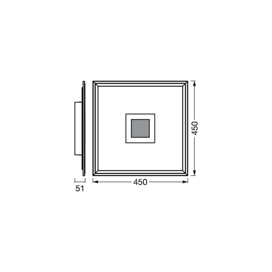Ledvance - Plafón LED RGBW regulable SMART+ PLANON LED/24W/230V 2700-6500K Wi-Fi
