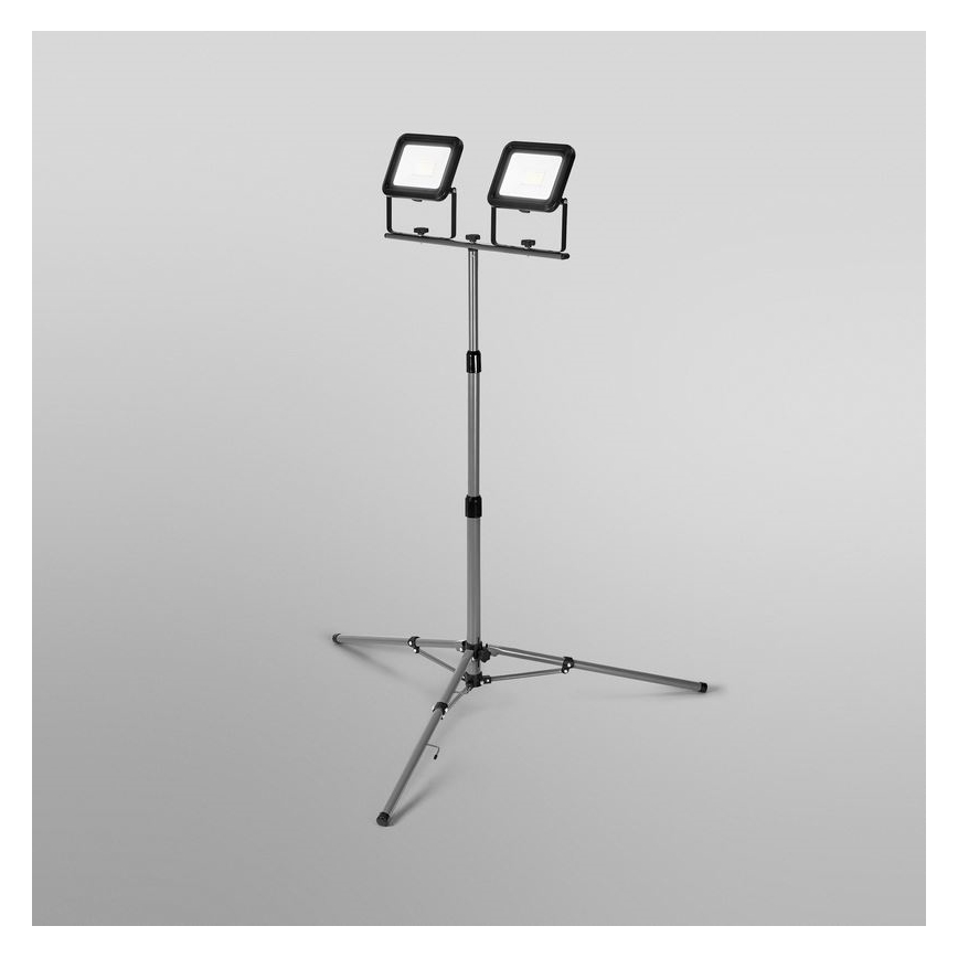 Ledvance - Proyector LED de exterior con soporte WORKLIGHT TRIPOD 2xLED/30W/230V 6500K IP65