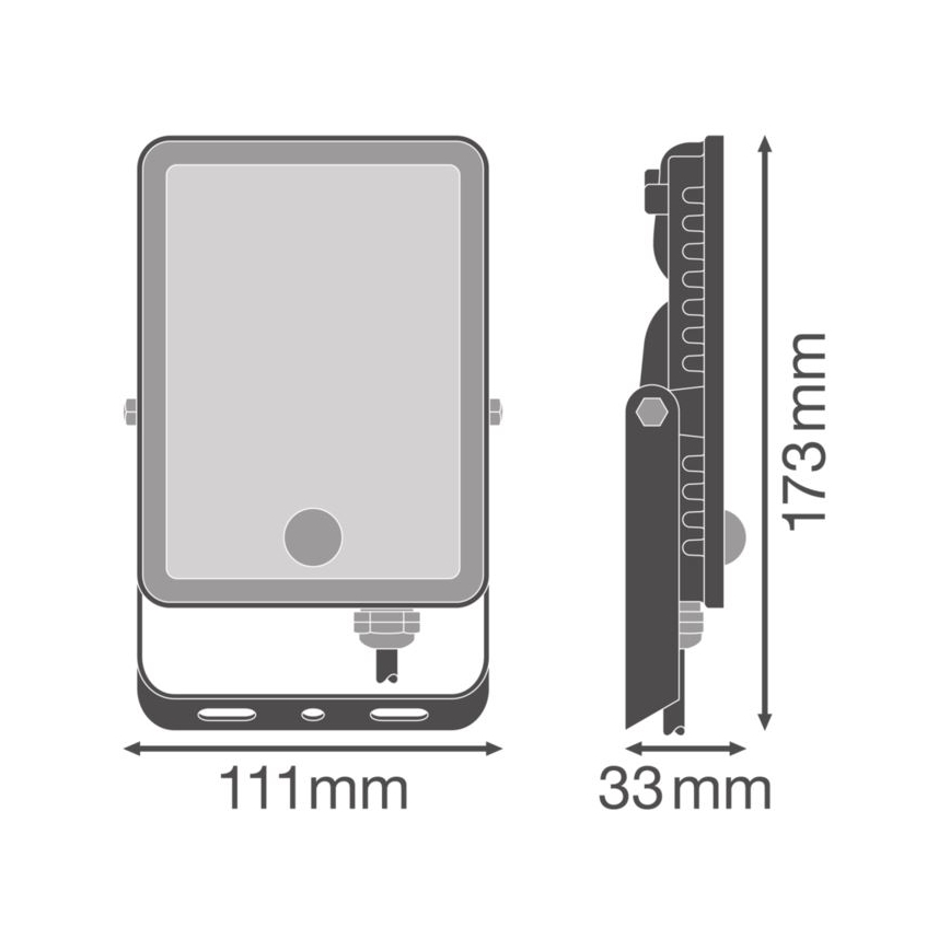 Ledvance - LED Proyector de pared para exteriores con sensor FLOODLIGHT LED/20W/230V IP65