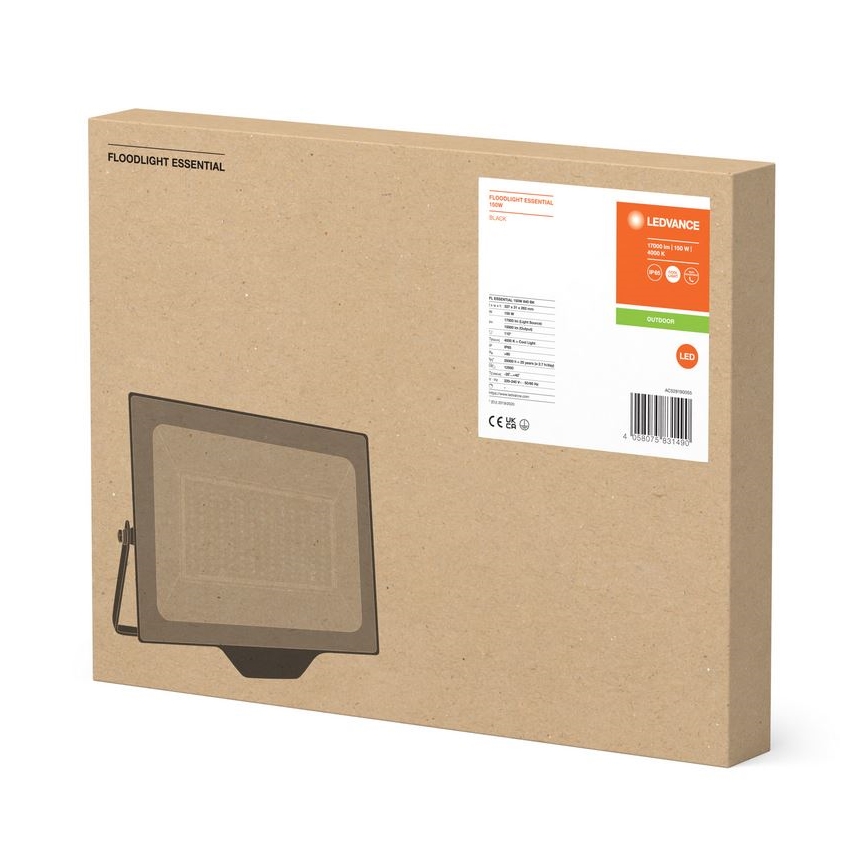Ledvance - Proyector LED de pared para exteriores FLOODLIGHT ESSENTIAL LED/150W/230V IP65