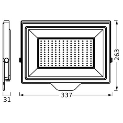 Ledvance - Proyector LED de pared para exteriores FLOODLIGHT ESSENTIAL LED/150W/230V IP65