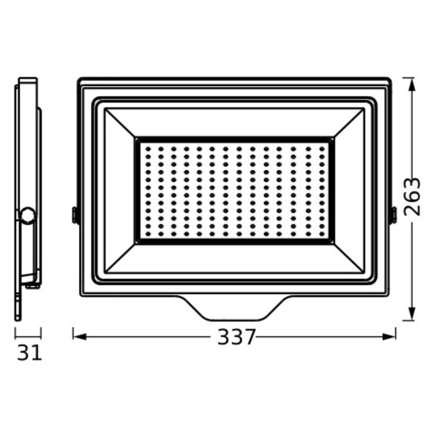Ledvance - Proyector LED de pared para exteriores FLOODLIGHT ESSENTIAL LED/150W/230V IP65