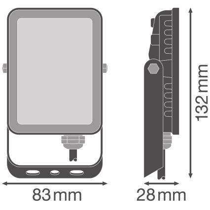 Ledvance - Proyector LED de pared para exteriores FLOODLIGHT LED/10W/230V 4000K IP65