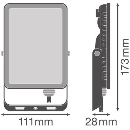 Ledvance - Proyector LED de pared para exteriores FLOODLIGHT LED/20W/230V 4000K IP65