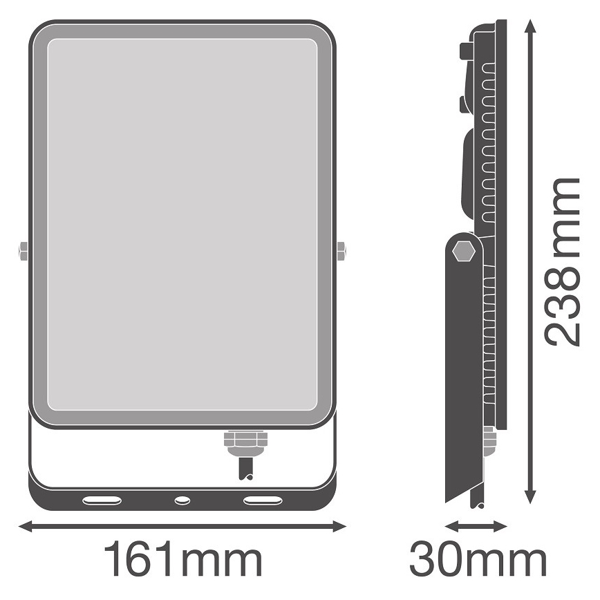 Ledvance - Proyector LED de pared para exteriores FLOODLIGHT LED/50W/230V 4000K IP65