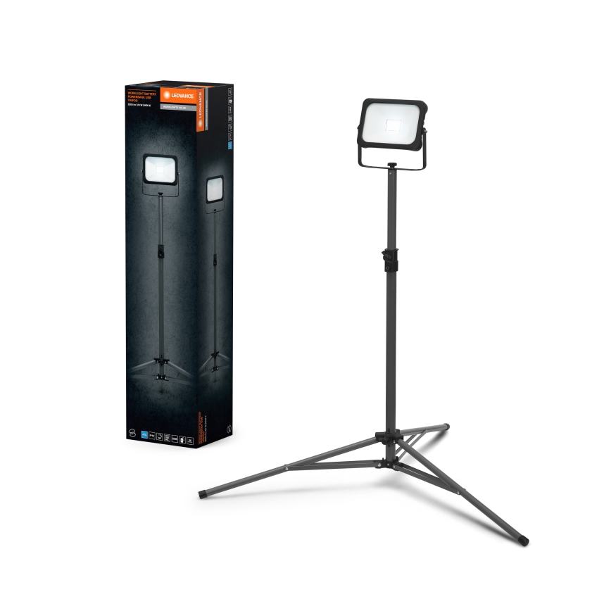 Ledvance - Proyector LED regulable con soporte WORKLIGHT TRIPOD LED/20W/3,7V IP54