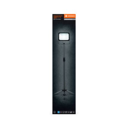 Ledvance - Proyector LED regulable con soporte WORKLIGHT TRIPOD LED/20W/3,7V IP54