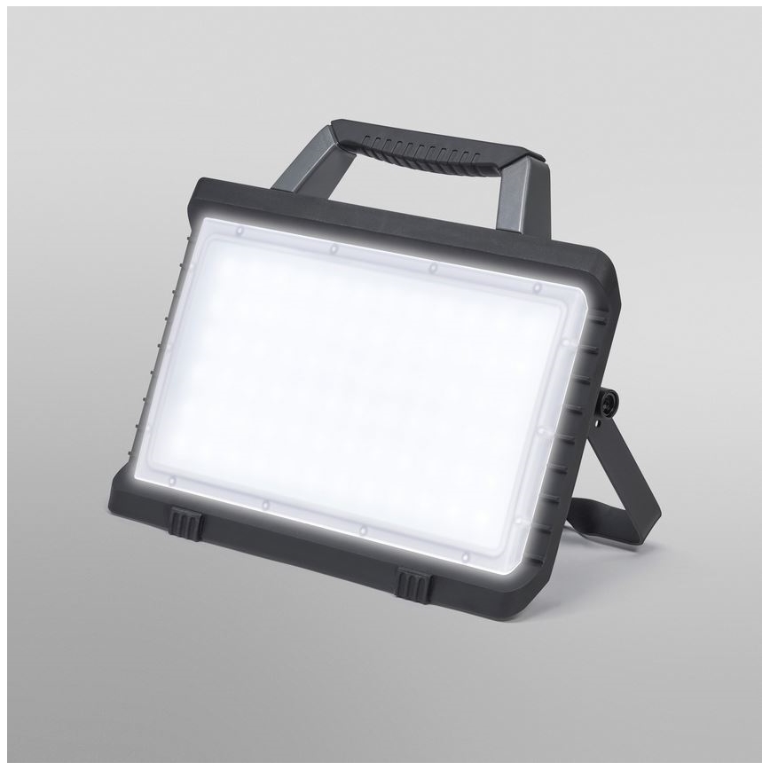 Ledvance - Proyector LED recargable para exterior regulable WORKLIGHT BATTERY LED/26W/5V 2200 mAh IP54