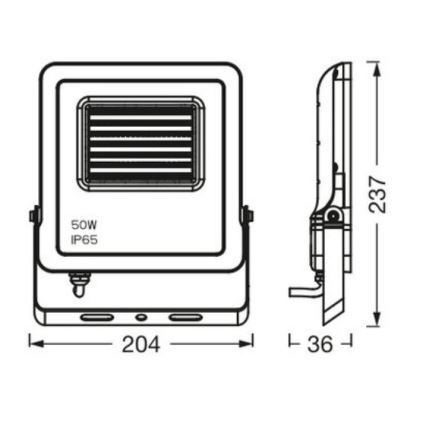 Ledvance - Proyector LED RGBW regulable para exteriores SMART+ FLOODLIGHT LED/50W/230V IP65 Wi-Fi