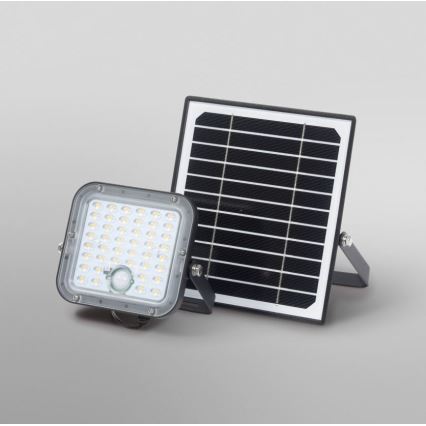 Ledvance - Proyector solar LED regulable con sensor FLOOD SPLIT LED/10W/7,4V IP65 + mando a distancia