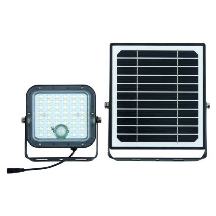 Ledvance - Proyector solar LED regulable con sensor FLOOD SPLIT LED/10W/7,4V IP65 + mando a distancia