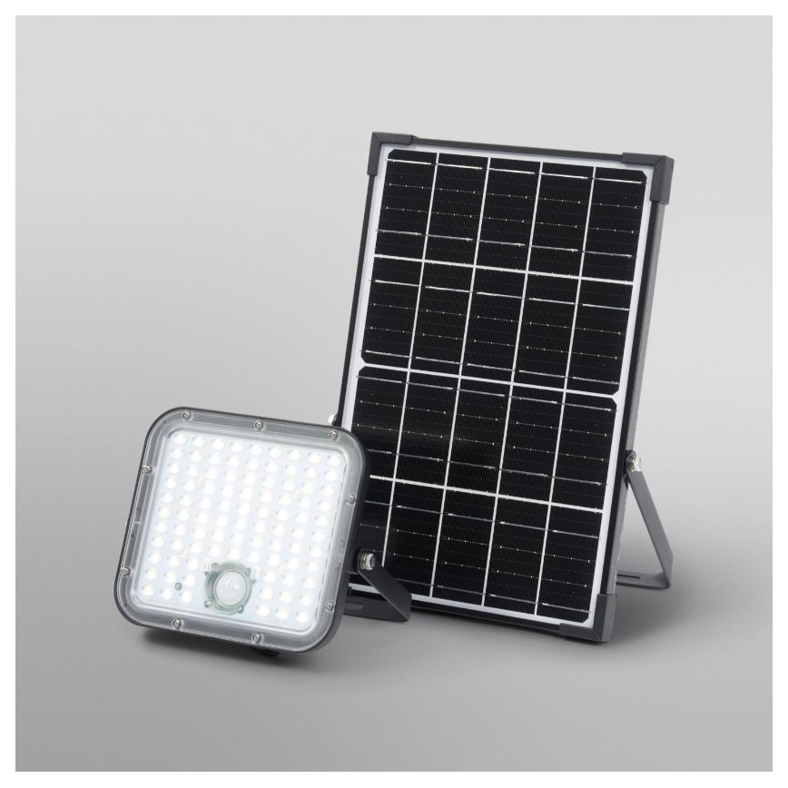 Ledvance - Proyector solar LED regulable con sensor FLOOD SPLIT LED/30W/6,4V IP65 + mando a distancia