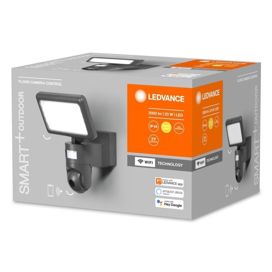 Ledvance - Proyector LED regulable con sensor y cámara SMART+ LED/23W/230V Wi-Fi IP44