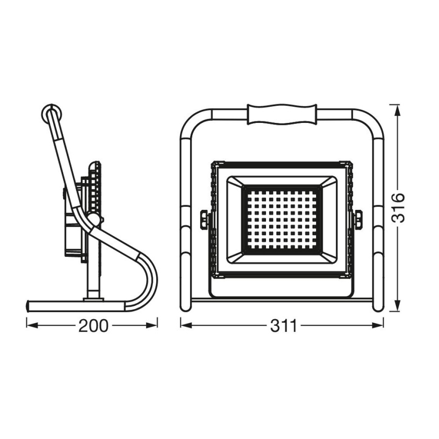 Ledvance - Reflector LED R-STAND LED/30W/5V IP44