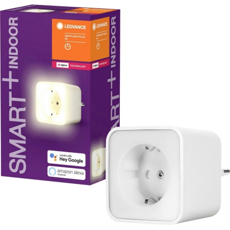 Ledvance - Toma de corriente LED inteligente con iluminación SMART+ PLUG 3680W