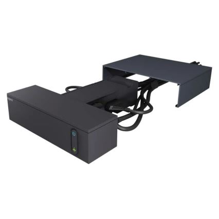 Legrand 049430 - Concentrador multimedia con interruptor 4Z Tipo E + 4Z Tipo C 2m negro