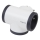 Legrand 049436 - Regleta de enchufes swivel 3Z Tipo E blanco/negro