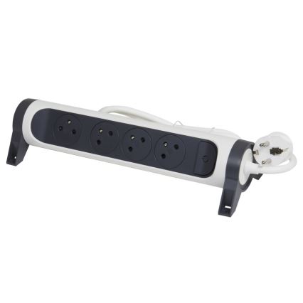 Legrand 049459 - Cable de extensión con interruptor 4Z Tipo E 3m