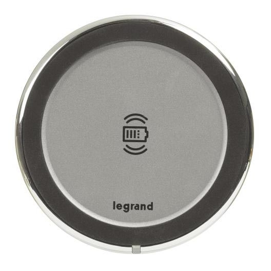 Legrand 077640L - Cargador inlámbrico para table top 15W IP44