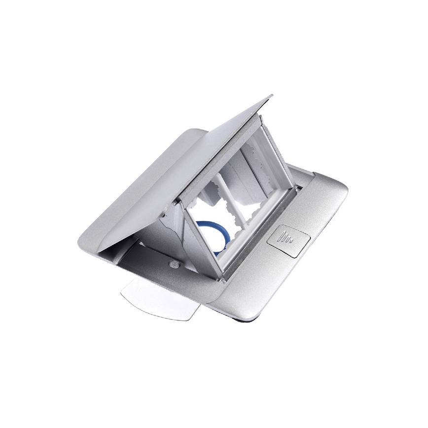 Legrand 54011 - Torreta retráctil para escritorio POP-UP 4M aluminio