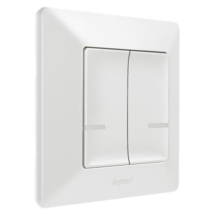 Legrand 752187- Interruptor inalámbrico inteligente de 2 botones VALENA 1xCR2032 Wi-Fi IP40