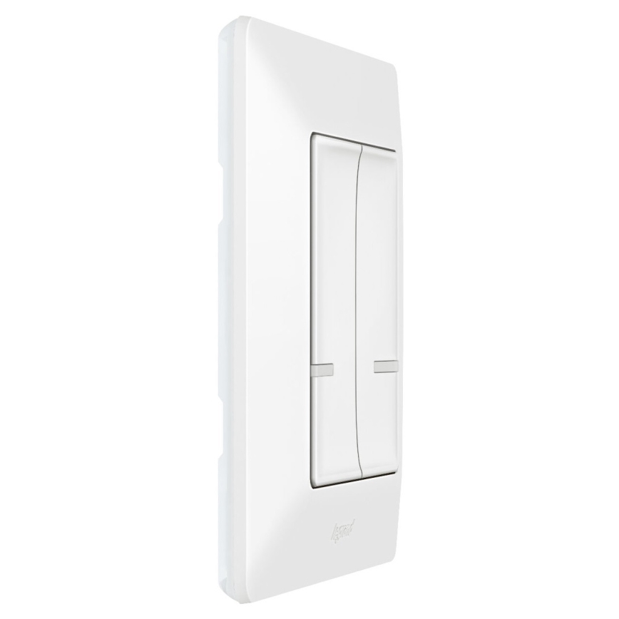 Legrand 752187- Interruptor inalámbrico inteligente de 2 botones VALENA 1xCR2032 Wi-Fi IP40