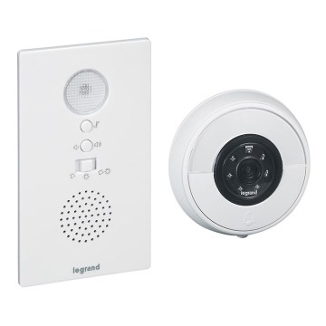 Legrand 94232 - Timbre inalámbrico + WIFI cámara ELIOT blanco IP44