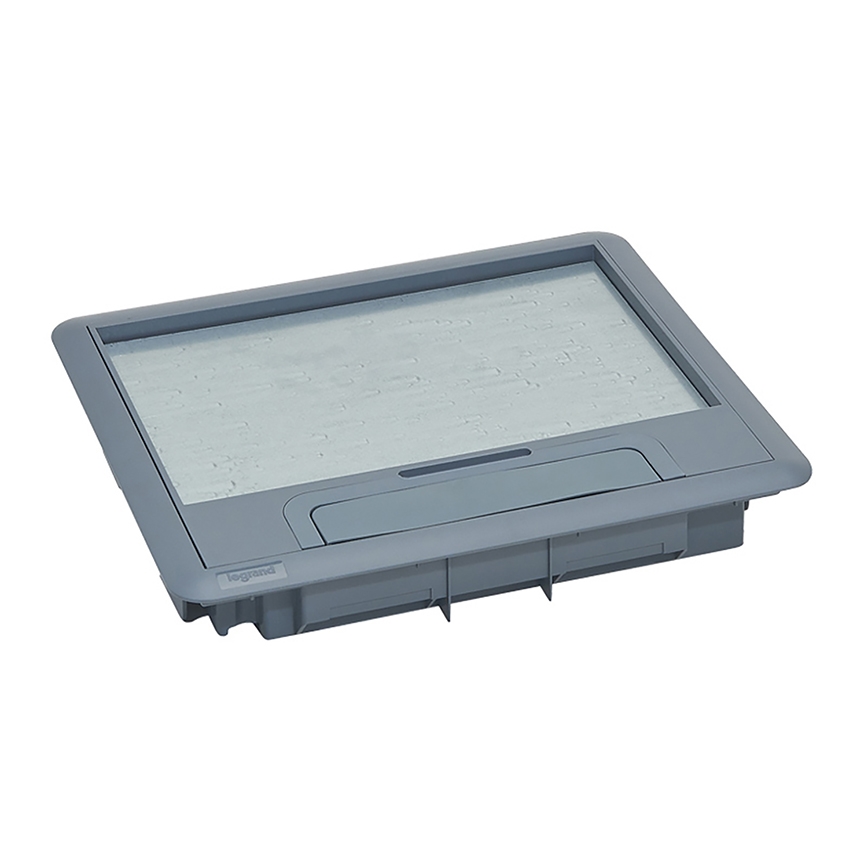 LEGRAND - Caja de suelo para pisos elevados 18 módulos (9 dispositivos 45x45)