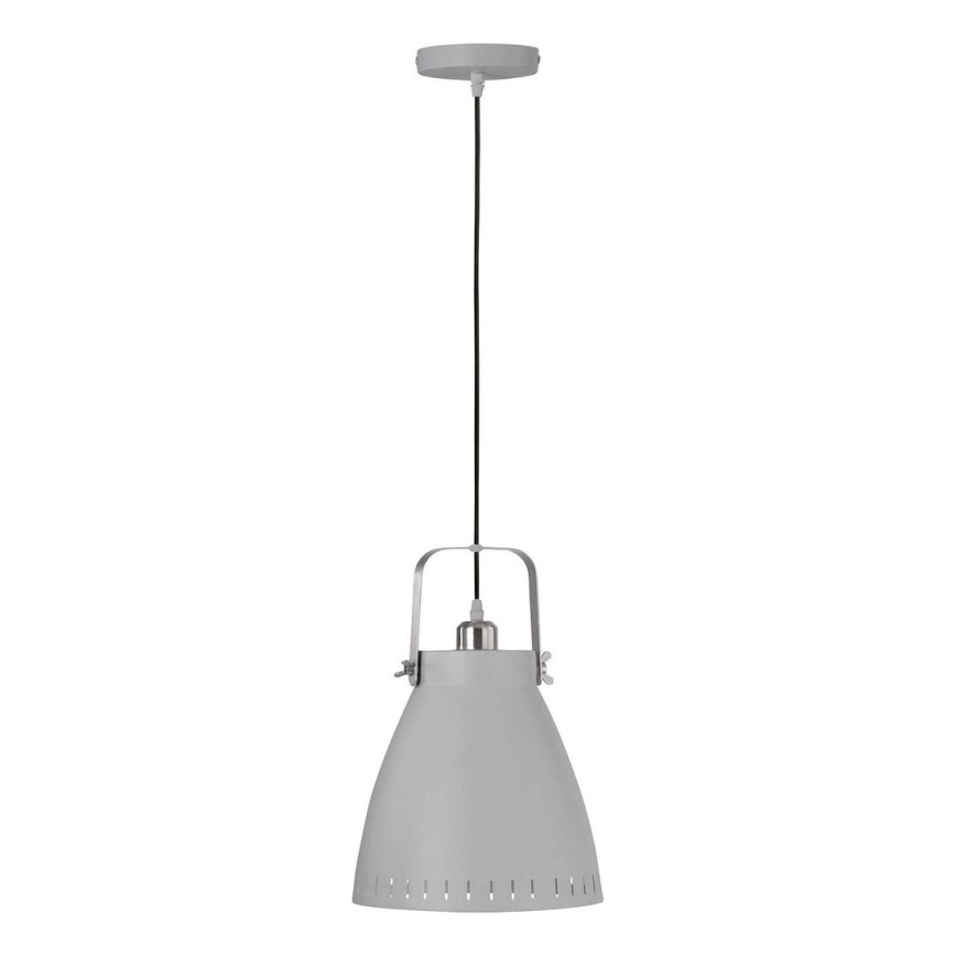 Leuchten Direkt 11059-15 - Lámpara colgante EVA 1xE27/60W/230V diá. 21,5 cm gris