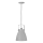 Leuchten Direkt 11059-15 - Lámpara colgante EVA 1xE27/60W/230V diá. 21,5 cm gris