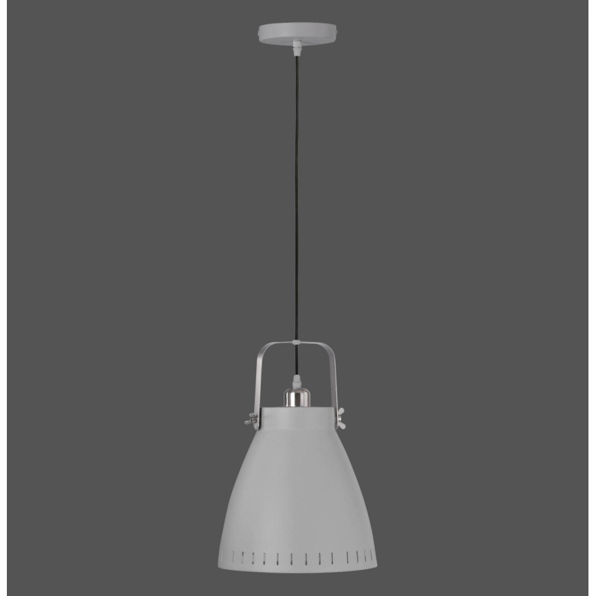 Leuchten Direkt 11059-15 - Lámpara colgante EVA 1xE27/60W/230V diá. 21,5 cm gris