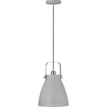 Leuchten Direkt 11059-15 - Lámpara colgante EVA 1xE27/60W/230V gris