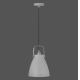 Leuchten Direkt 11059-15 - Lámpara colgante EVA 1xE27/60W/230V gris