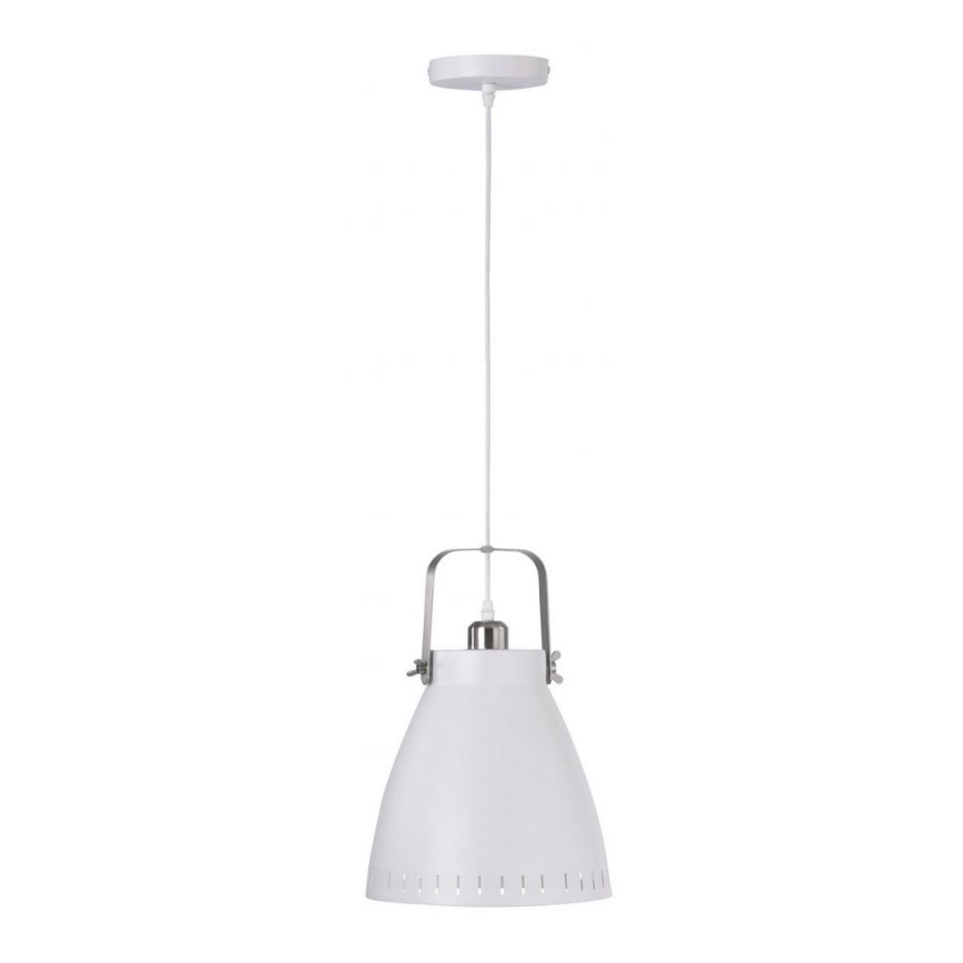 Leuchten Direkt 11059-16 - Lámpara colgante EVA 1xE27/60W/230V diá. 21,5 cm blanco